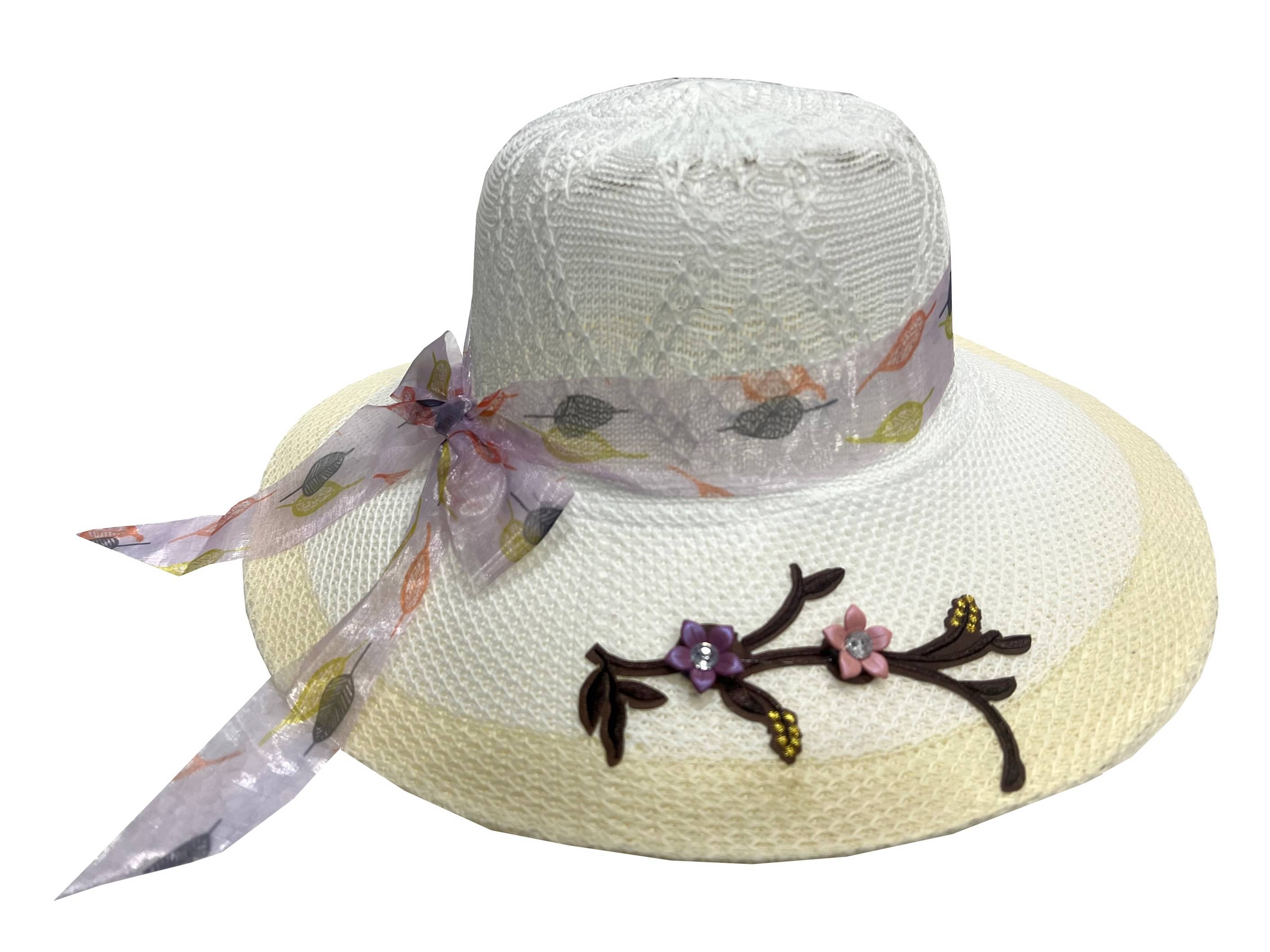 Adorazone White Cotton Blend Women's Hat ( Pack of 1 ) Adorazone White Cotton Blend Women's Hat ( Pack of 1 )