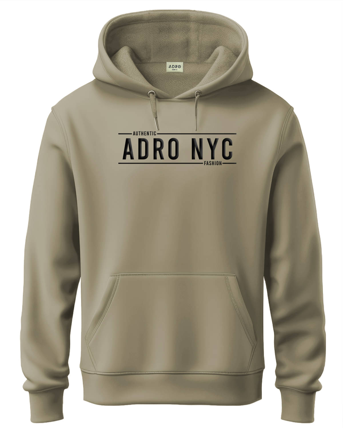     			Adro Fleece Hooded Men's Sweatshirt - Beige ( Pack of 1 )