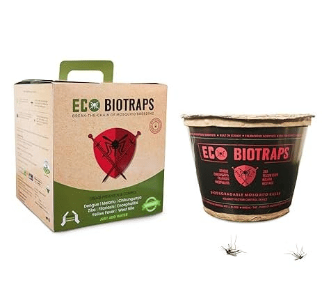     			Eco BioTraps - Mosquito Control Solution, No Electricity, Zero Odor, Lasts 30 Days, Safe & Effective for Indoor/Outdoor Use