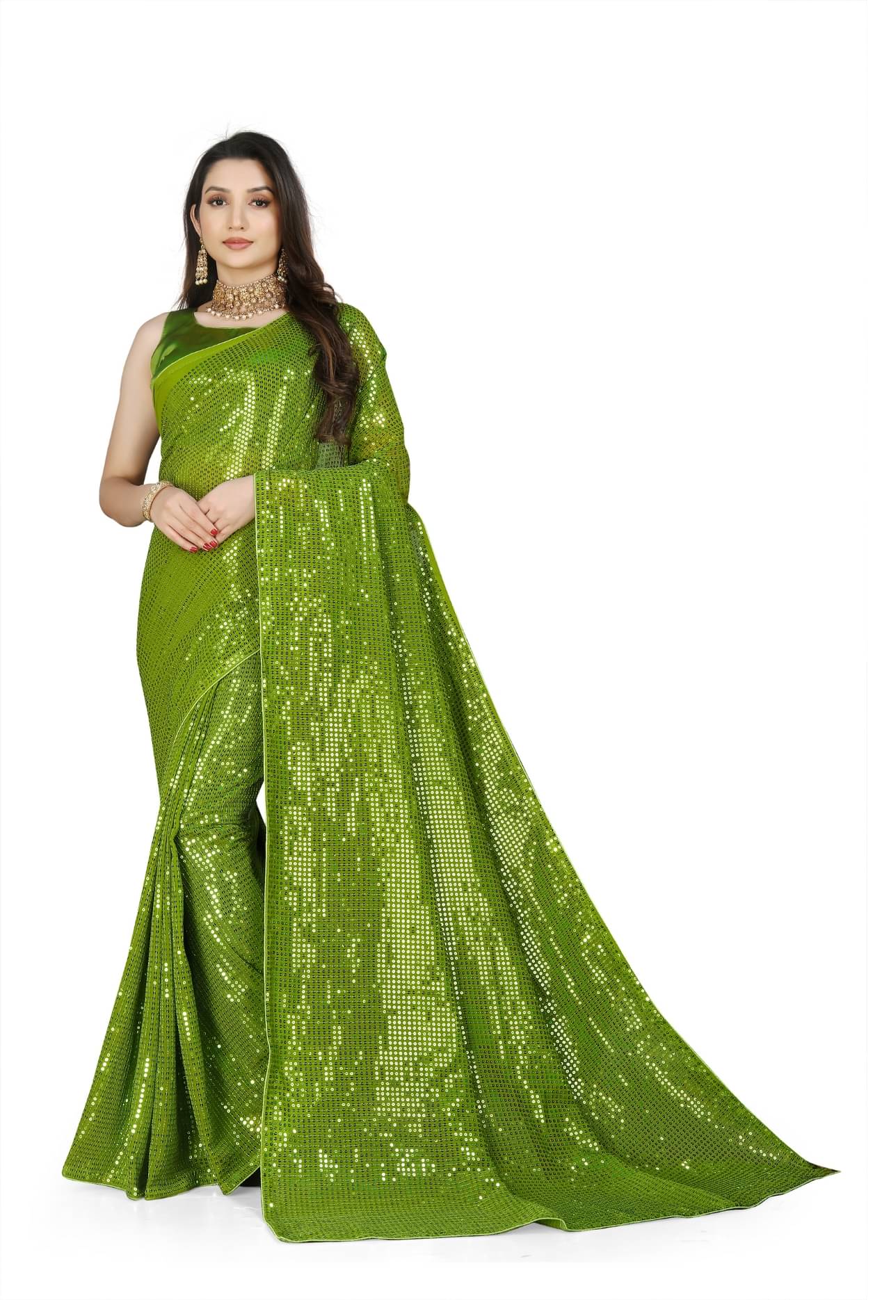Fabzone Silk Blend Embroidered Mangalgiri Saree With Stitched Blouse ( Mint Green )     			Fabzone Silk Blend Embroidered Mangalgiri Saree With Stitched Blouse ( Mint Green )