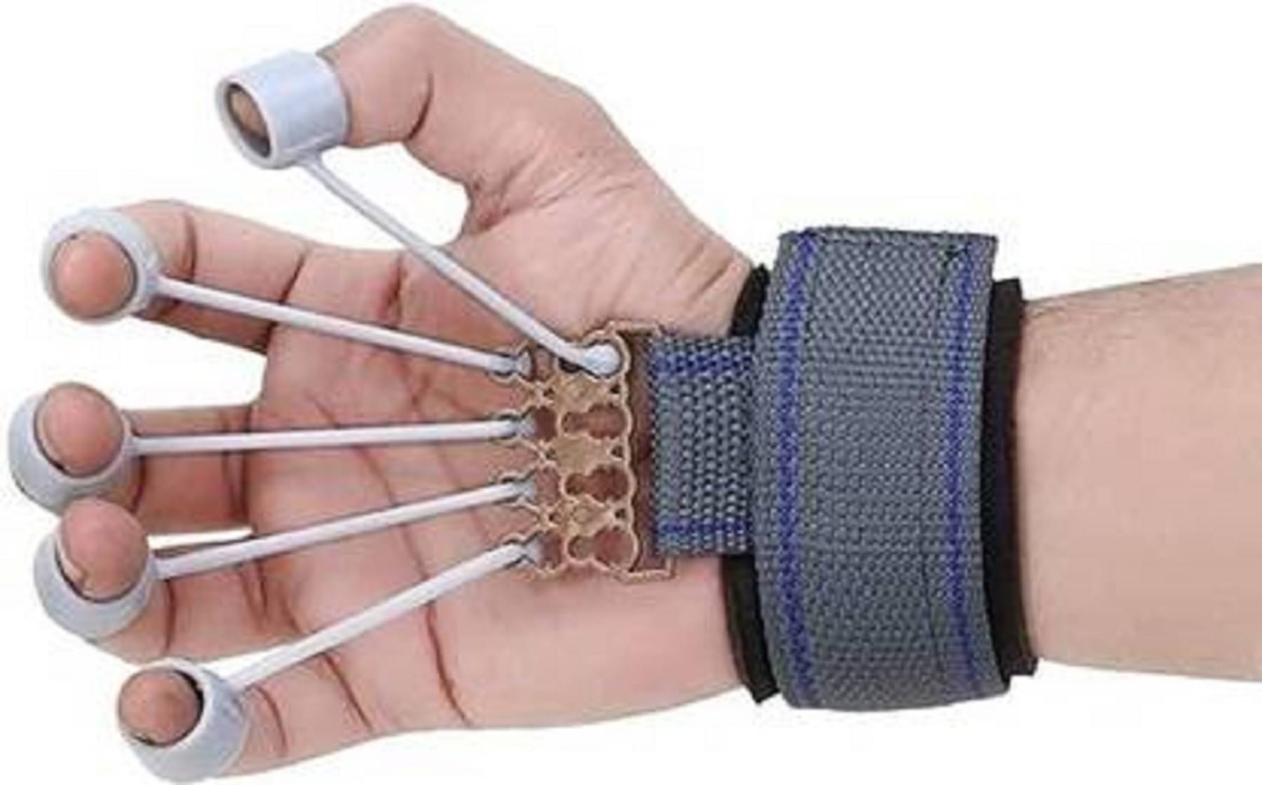     			Finger Gripper - Hand and Finger Strengthener for Climbing, Guitar, Forearm, and Grip Strength Training - Durable Exerciser for Hand, Finger, and Wrist Muscles, Pack of 1