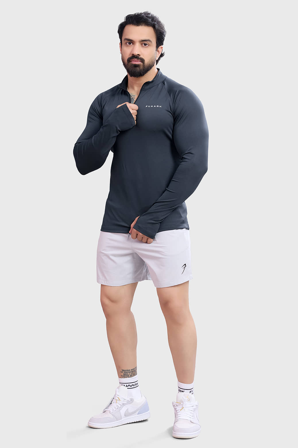 Fuaark Black Polyester Slim Fit Men's Sports T-Shirt ( Pack of 1 )