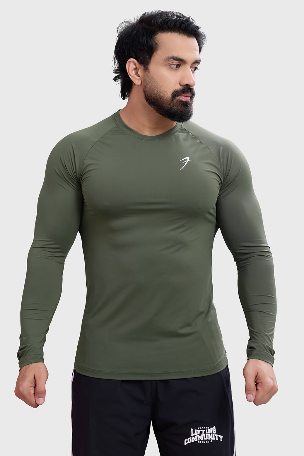 Fuaark Olive Nylon Slim Fit Men's Sports T-Shirt ( Pack of 1 )     			Fuaark Olive Nylon Slim Fit Men's Sports T-Shirt ( Pack of 1 )
