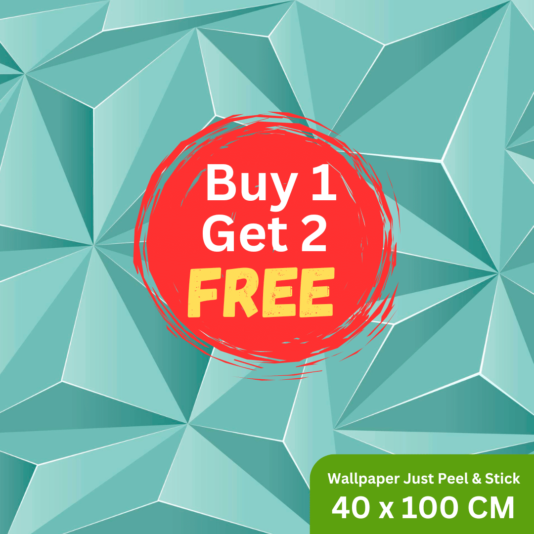     			Interawall Decor Self-Adhesive Decal Wallpaper Specific Product for Bedroom, Living Room, Kids Room, Play Room, Office | Abstract Home Wallpaper for Home Decor (Buy 1 get 2 Free, Pack of 3 Pcs,  Size-16x39 Inches Each Strip)