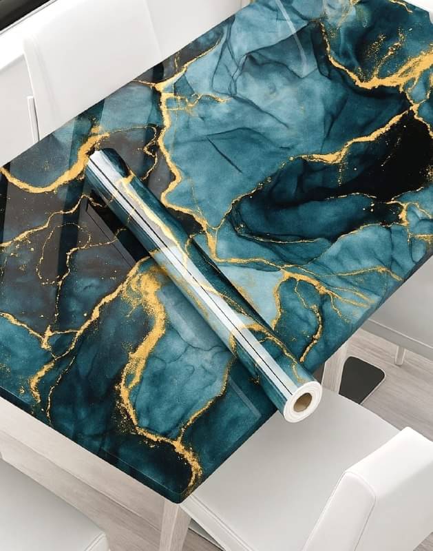 K SHOP, COLOR- BLUE GOLD  Self-Adhesive Wallpaper Waterproof Old Furniture Vinyl Stickers Wooden Door Wardrobe Desktop PVC Wall Papers(60*200)     			K SHOP, COLOR- BLUE GOLD  Self-Adhesive Wallpaper Waterproof Old Furniture Vinyl Stickers Wooden Door Wardrobe Desktop PVC Wall Papers(60*200)