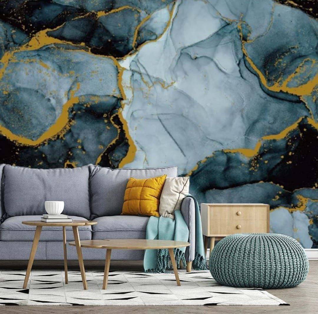 K SHOP, COLOR- BLUE GOLD  Self-Adhesive Wallpaper Waterproof Old Furniture Vinyl Stickers Wooden Door Wardrobe Desktop PVC Wall Papers(60*200)     			K SHOP, COLOR- BLUE GOLD  Self-Adhesive Wallpaper Waterproof Old Furniture Vinyl Stickers Wooden Door Wardrobe Desktop PVC Wall Papers(60*200)