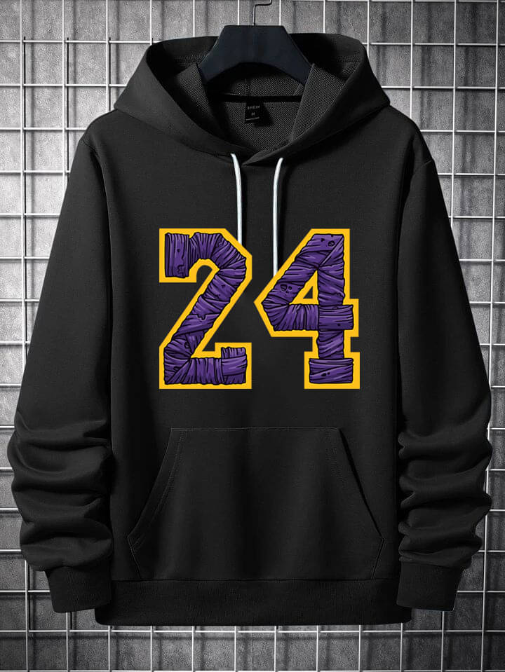     			KCON Fleece Hooded Men's Sweatshirt - Black ( Pack of 1 )