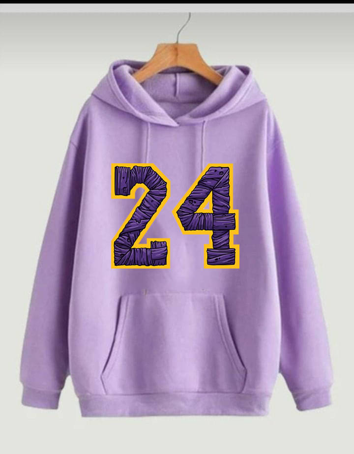     			KCON Fleece Hooded Men's Sweatshirt - Lavender ( Pack of 1 )