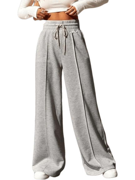     			Posu Trendz Women Cotton Blend Casual Trousers ( Grey )