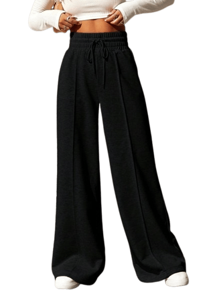     			Posu Trendz Women Cotton Blend Casual Trousers ( Black )