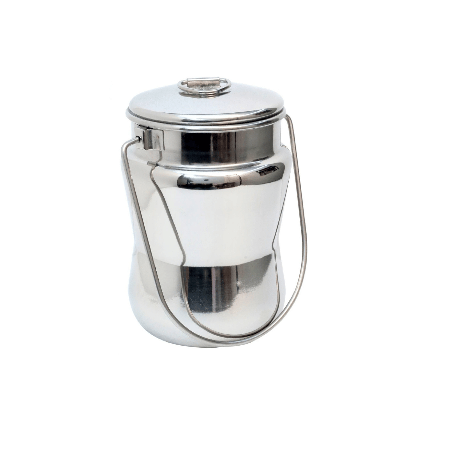     			Rush kitchenware Steel Silver Milk Container ( Set of 1 )