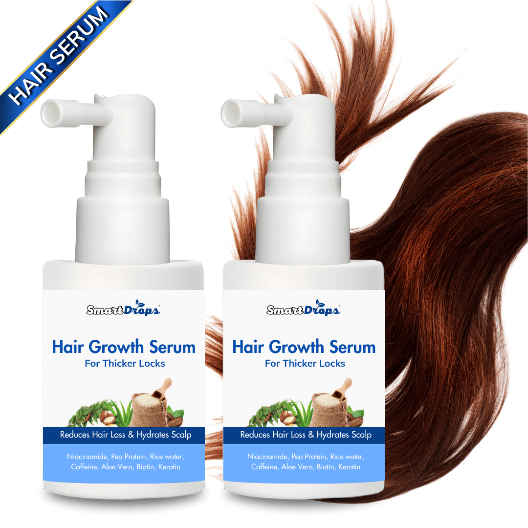 Smartdrops Hair Growth Serum Hair Serum 30 mL Pack of 2