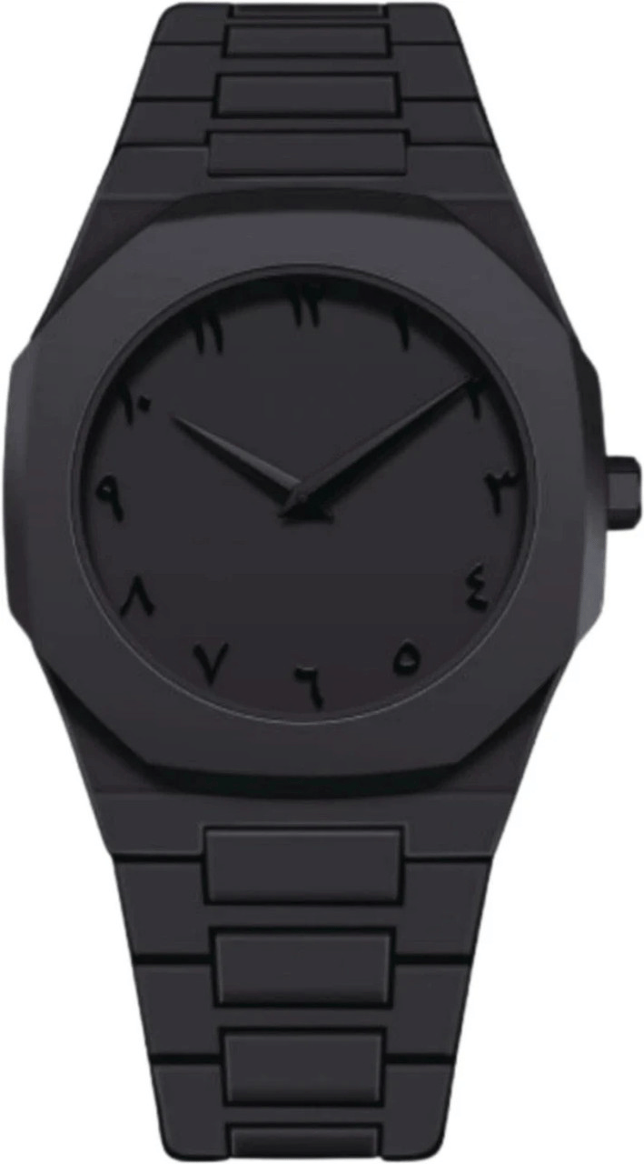     			Wristy Black Plastic Analog Men's Watch