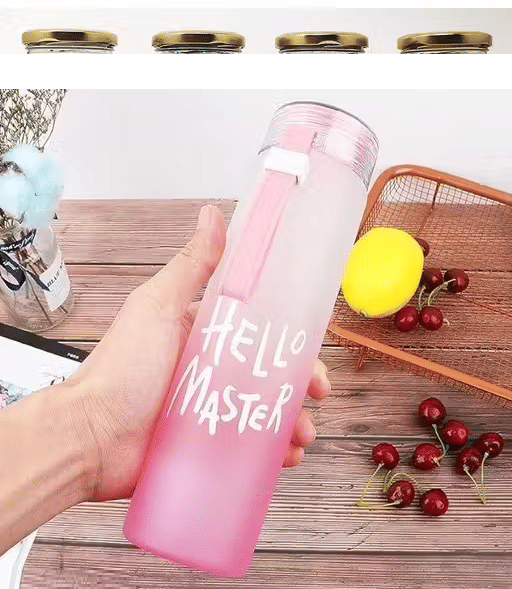     			YOCASII Beige Plastic Water Bottle 425 mL ( Set of 1 )