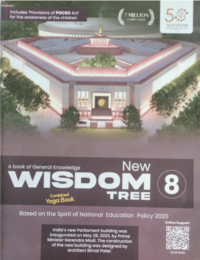     			A BOOK OF GK NEW WISDOM TREE CLASS 8