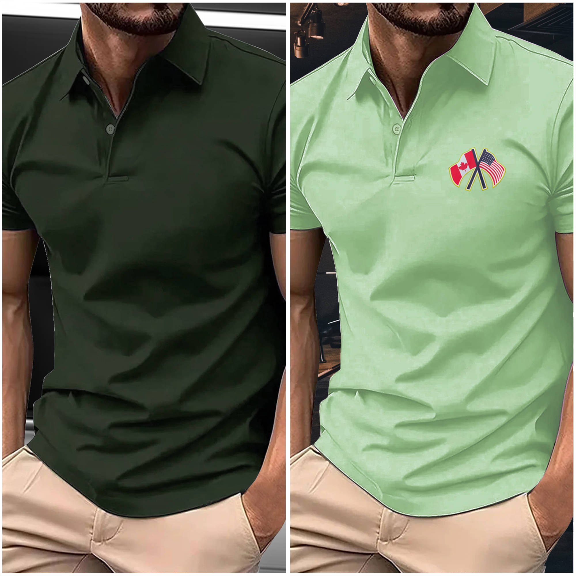 AIN6 Men Polyester Regular Fit Printed Polo T Shirt ( Sea Green )     			AIN6 Men Polyester Regular Fit Printed Polo T Shirt ( Sea Green )