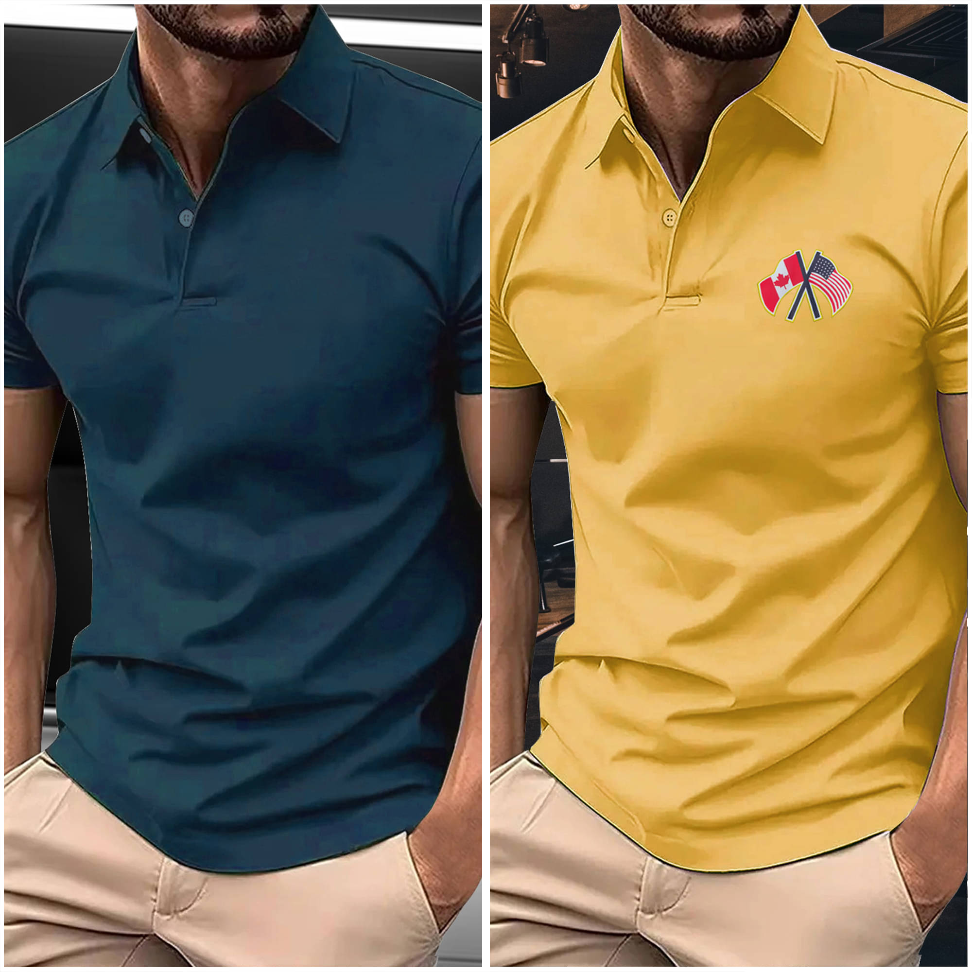     			AIN6 Men Polyester Regular Fit Printed Polo T Shirt ( Teal Blue )