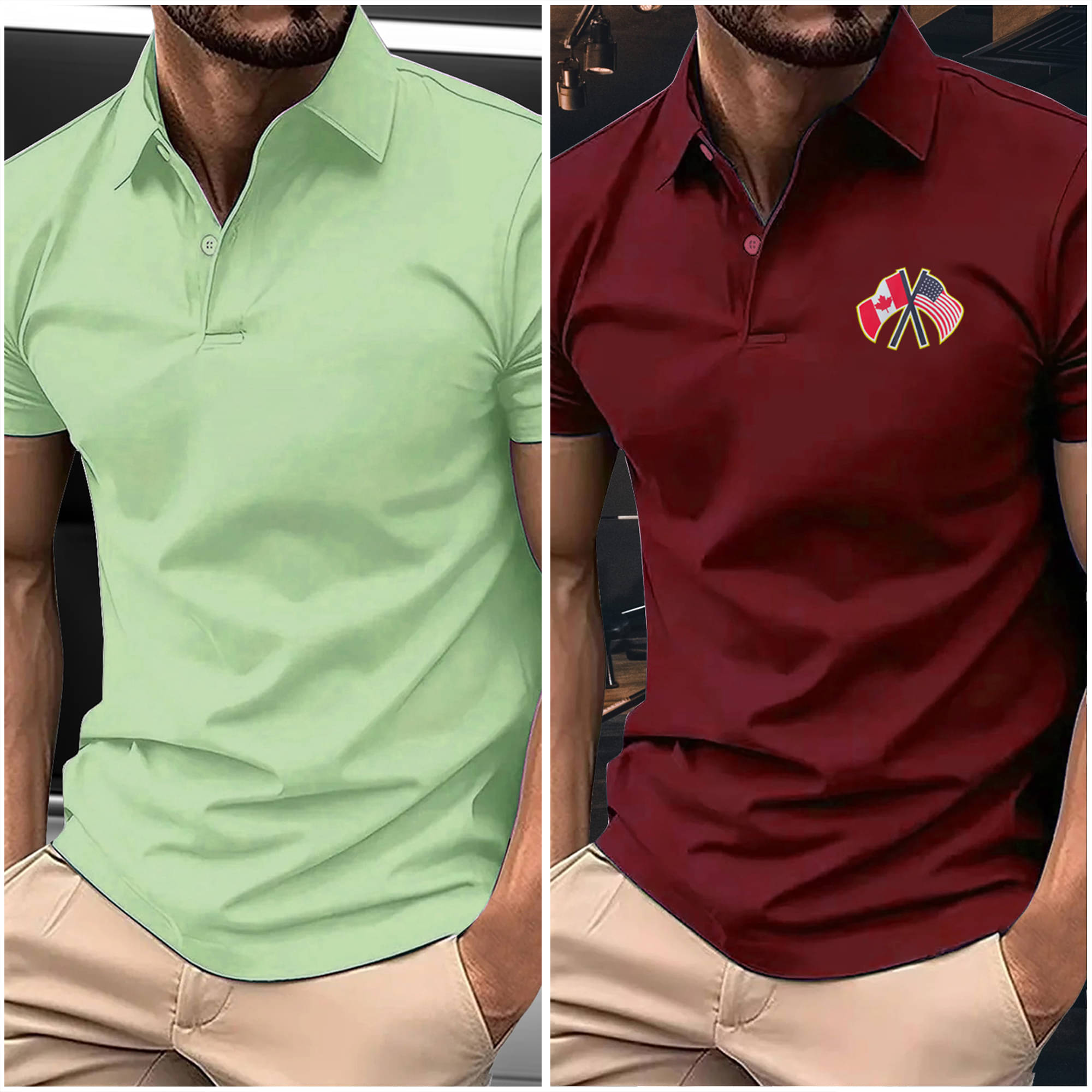AIN6 Men Polyester Regular Fit Printed Polo T Shirt ( Maroon ) AIN6 Men Polyester Regular Fit Printed Polo T Shirt ( Maroon )