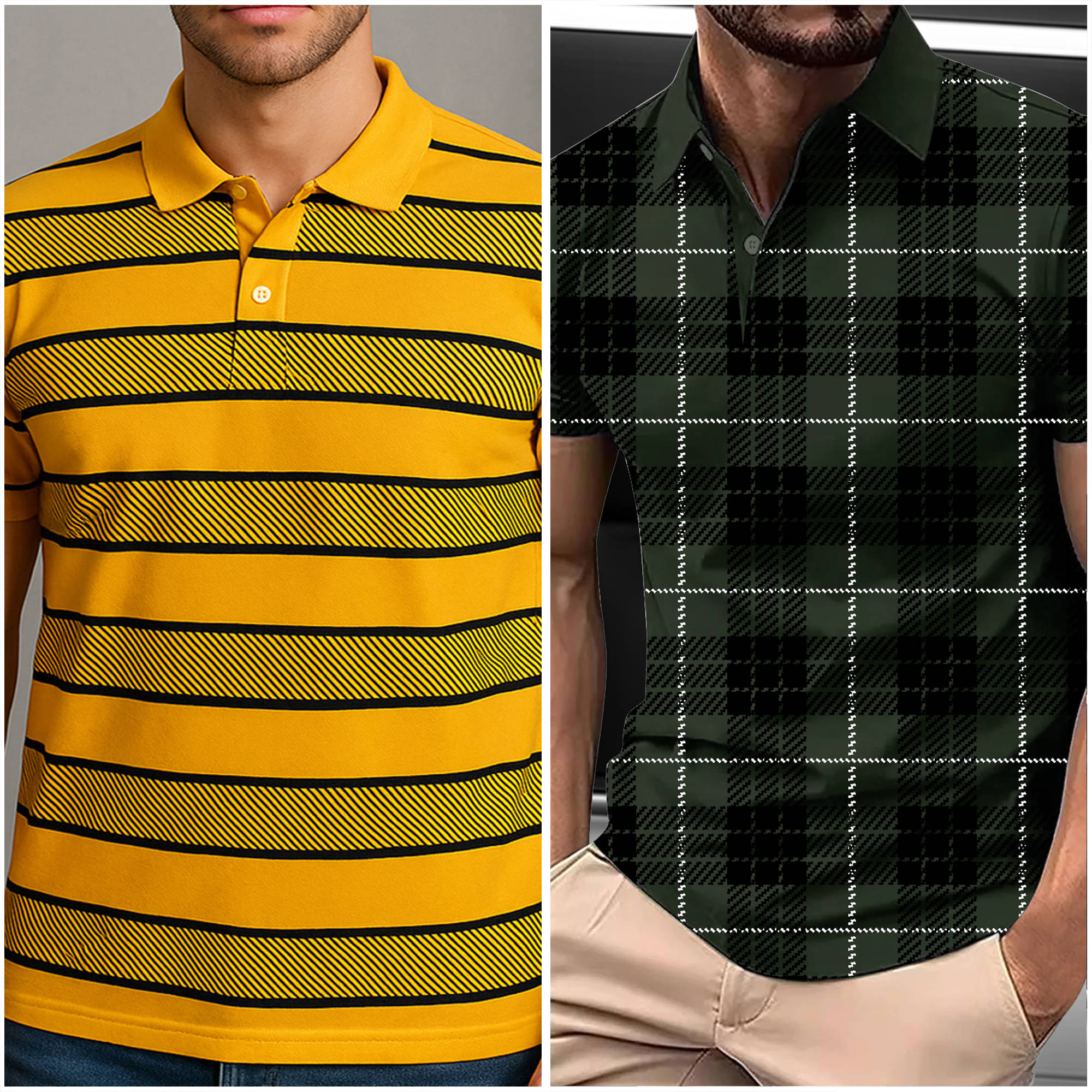     			AIN6 Men Polyester Regular Fit Printed Polo T Shirt ( Dark Green )