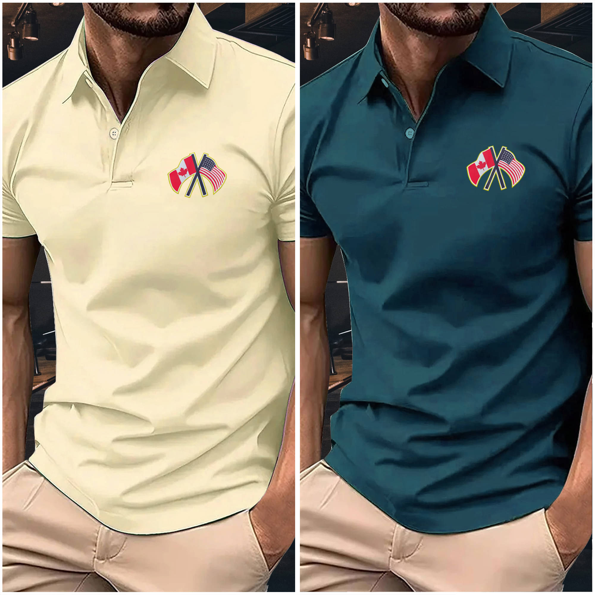     			AIN6 Men Polyester Regular Fit Printed Polo T Shirt ( Teal Blue )