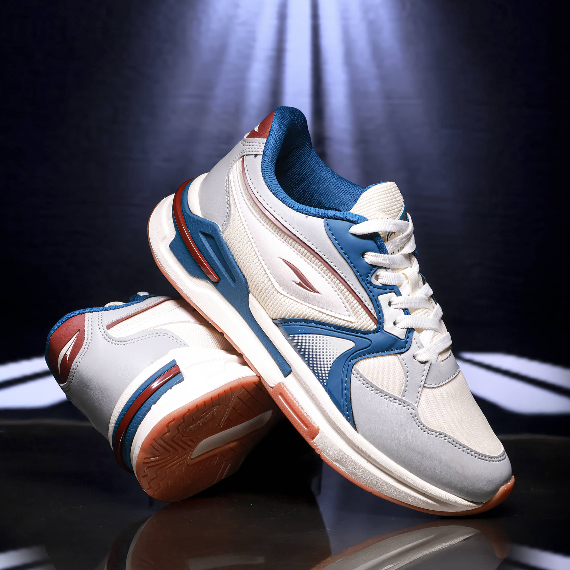     			ASIAN POWERKICK-55 Light Grey Men's Sneakers