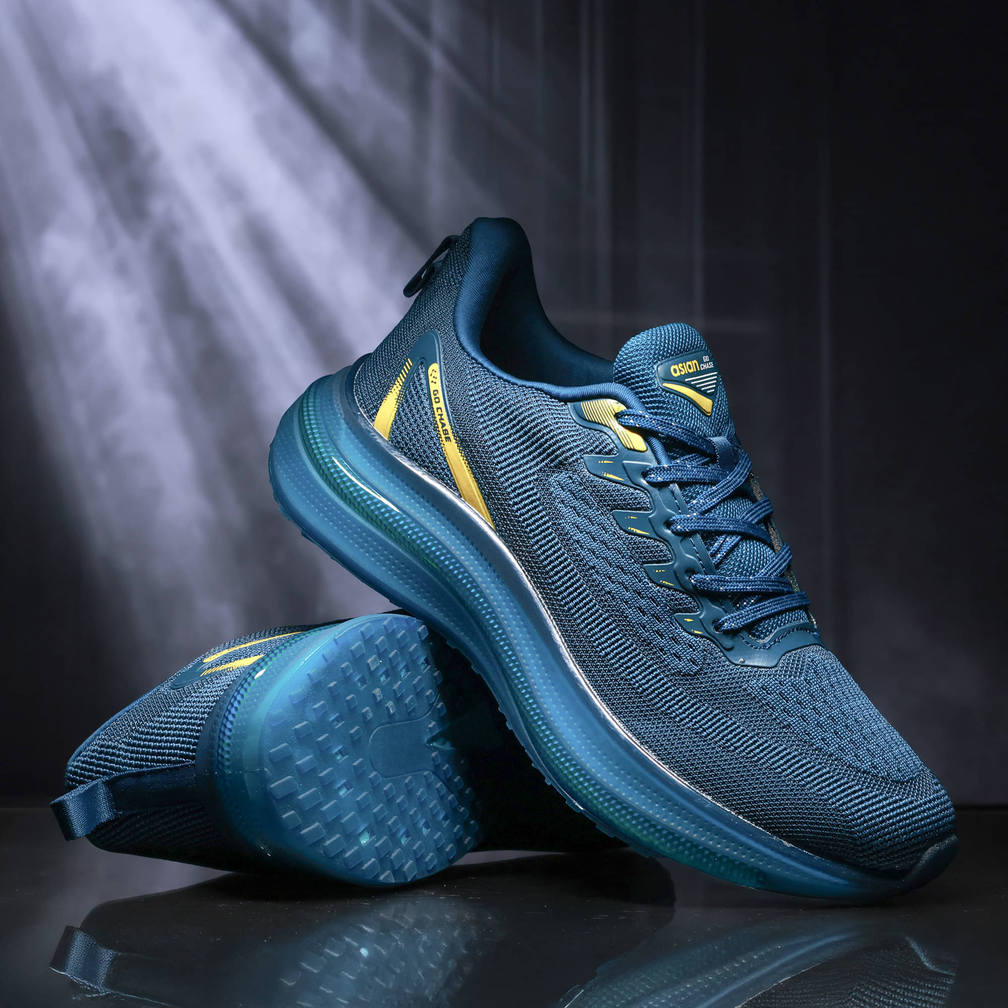 ASIAN POWERPLAY-30 Mustard Men's Sports Running Shoes     			ASIAN POWERPLAY-30 Mustard Men's Sports Running Shoes