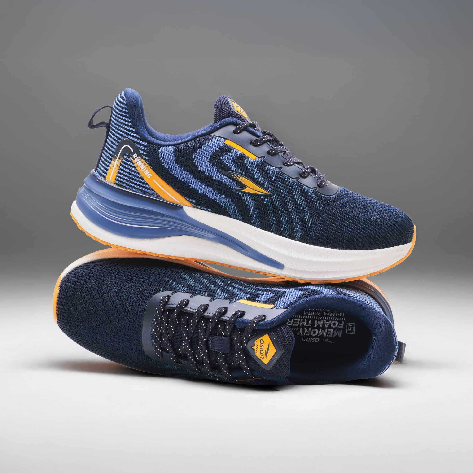ASIAN POWERPLAY-34 Navy Men's Sports Running Shoes ASIAN POWERPLAY-34 Navy Men's Sports Running Shoes