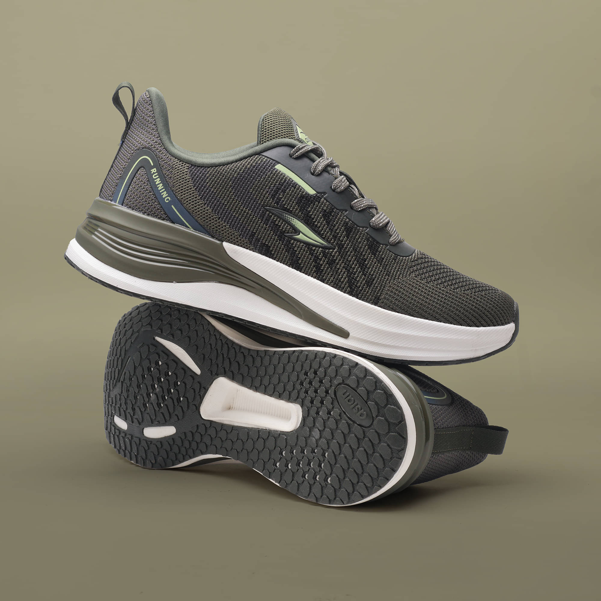 ASIAN POWERPLAY-34 Olive Men's Sports Running Shoes ASIAN POWERPLAY-34 Olive Men's Sports Running Shoes