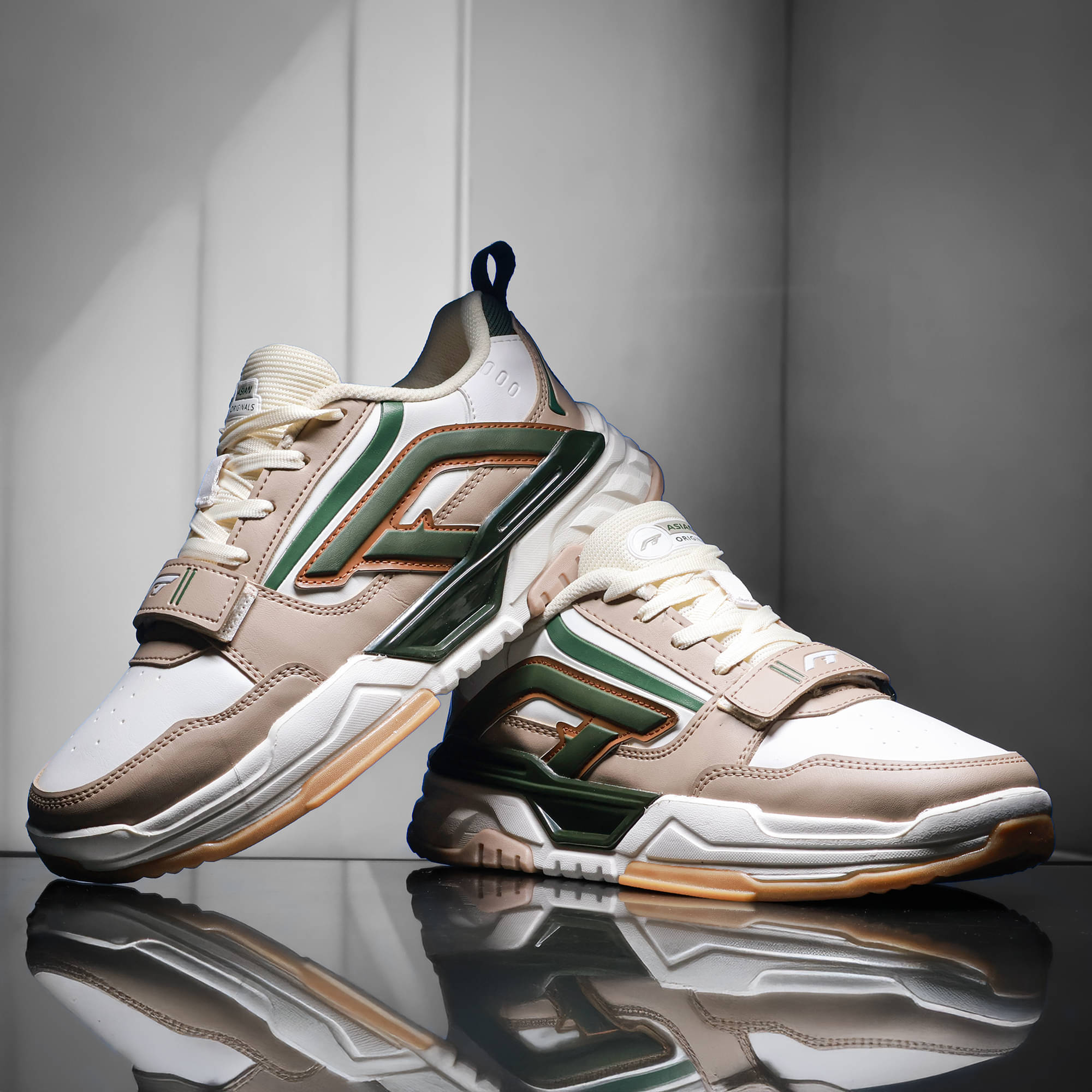     			ASIAN URBAN-34 Beige Men's Sneakers