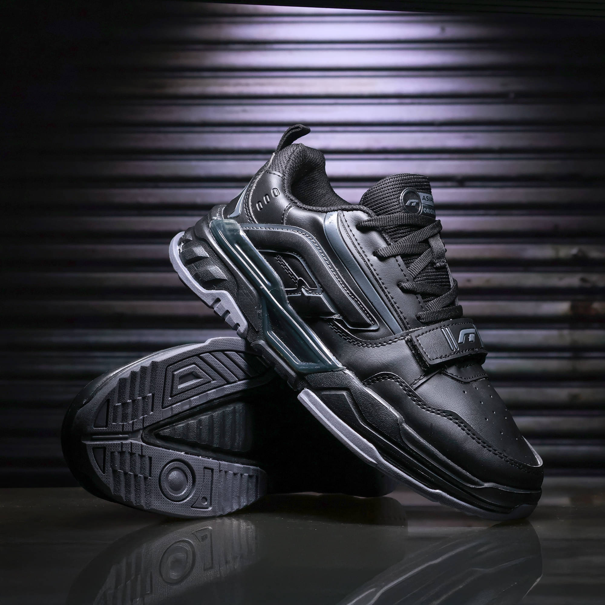     			ASIAN URBAN-34 Black Men's Sneakers