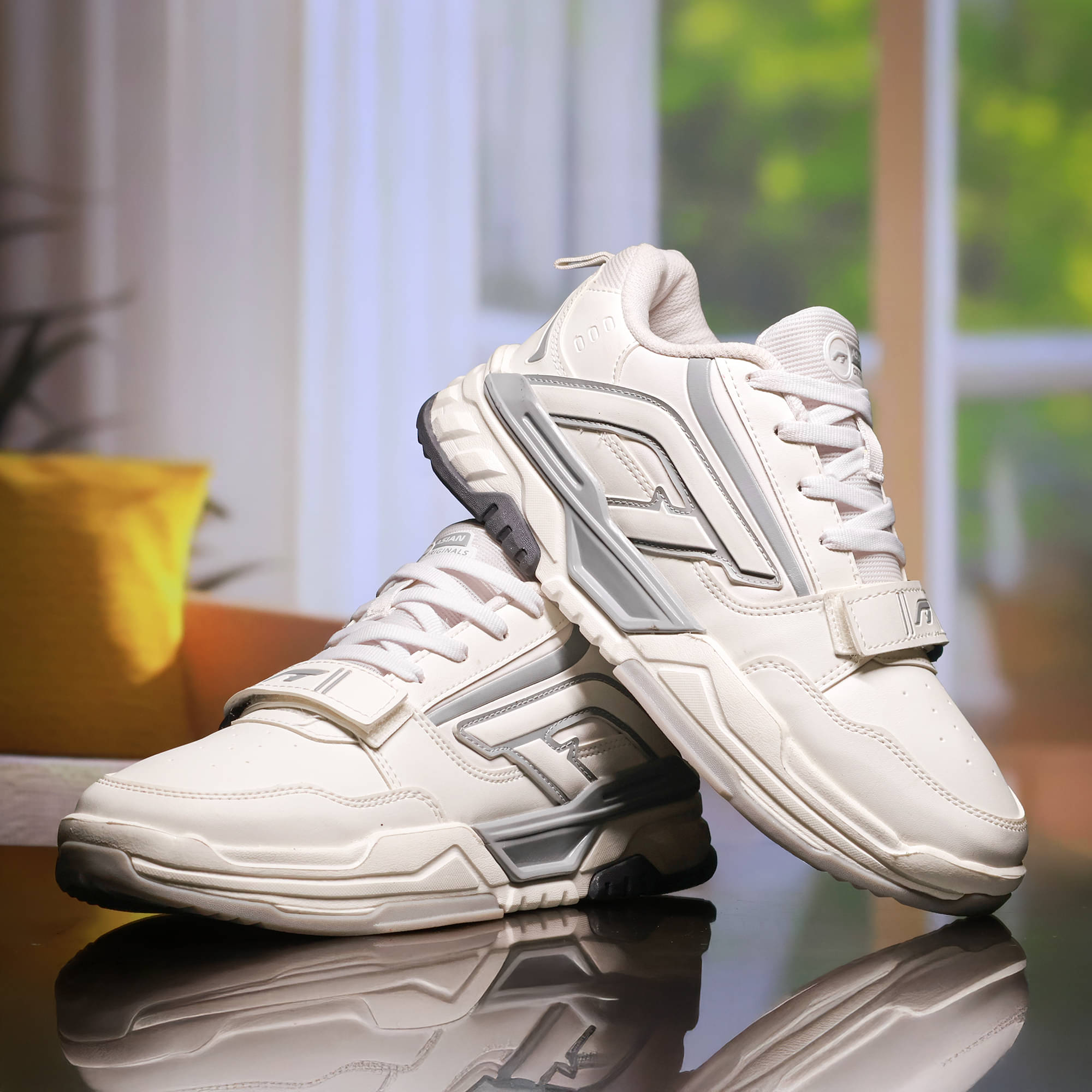     			ASIAN URBAN-34 Light Grey Men's Sneakers