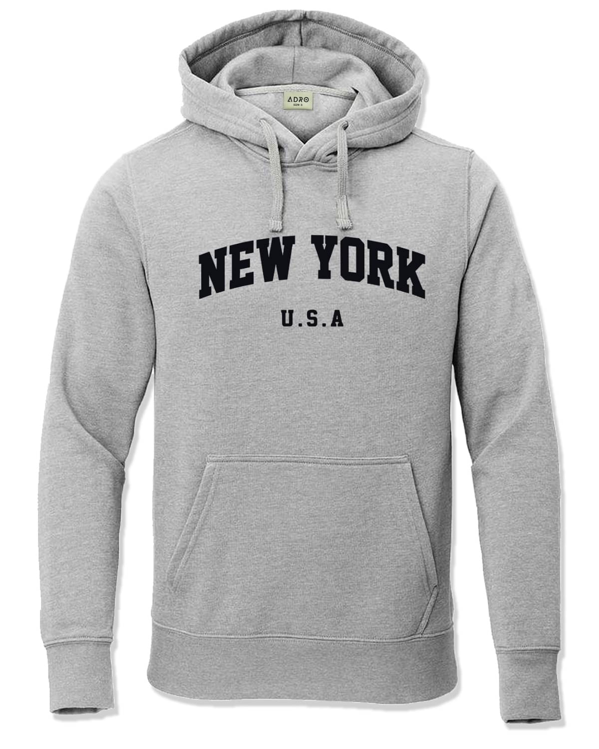     			Adro Fleece Hooded Men's Sweatshirt - Grey ( Pack of 1 )