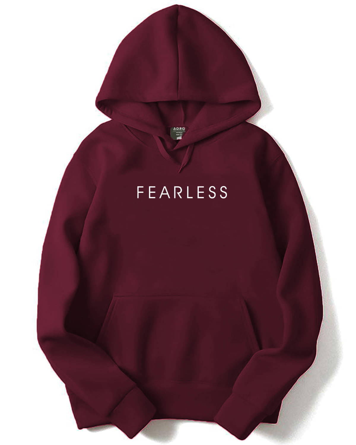     			Adro Fleece Hooded Men's Sweatshirt - Maroon ( Pack of 1 )