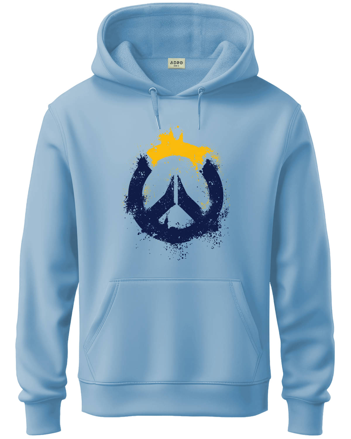     			Adro Fleece Hooded Men's Sweatshirt - Light Blue ( Pack of 1 )
