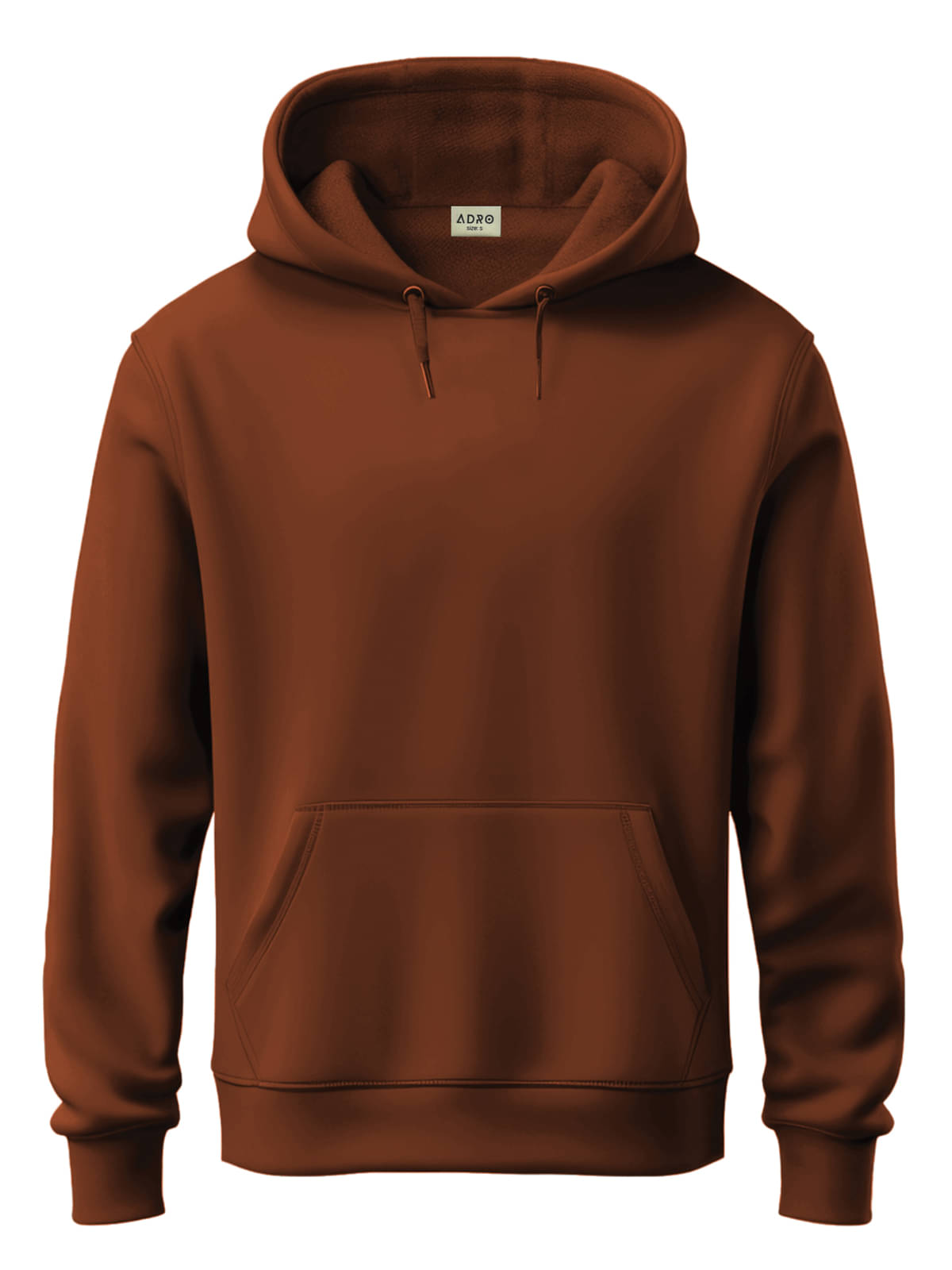     			Adro Fleece Hooded Men's Sweatshirt - Brown ( Pack of 1 )