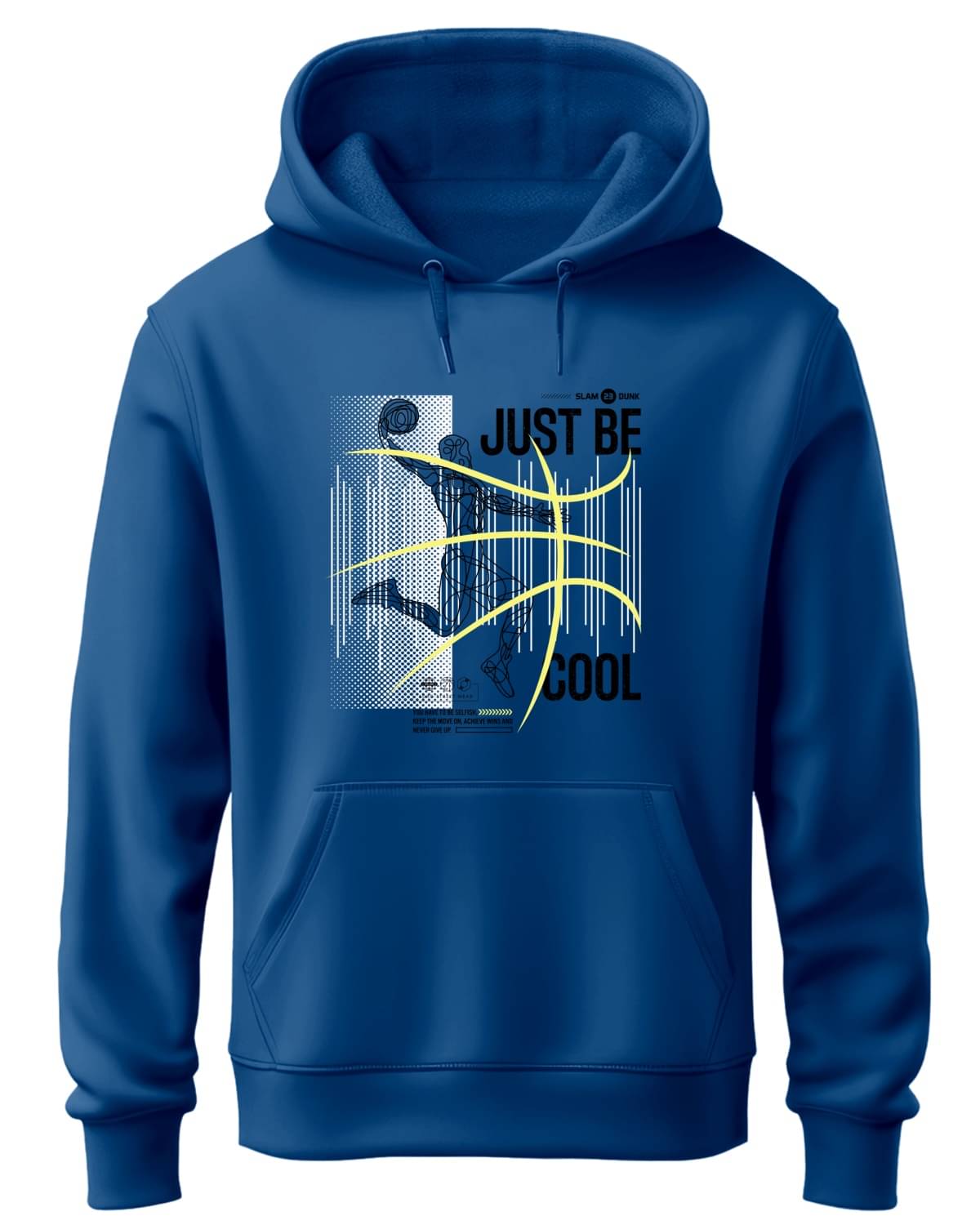     			Adro Fleece Hooded Men's Sweatshirt - Blue ( Pack of 1 )