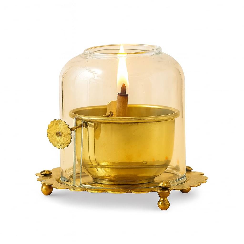     			Arshika Enterprises Brass Akhand Diya - Pack of 1