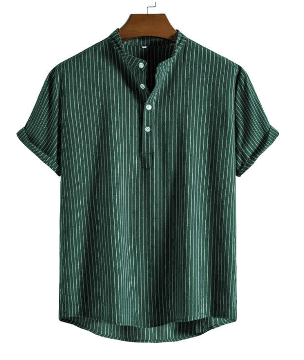 BEAUE Poly Cotton Regular Fit Printed Half Sleeves Men's Casual Shirt - Dark Green ( Pack of 1 ) BEAUE Poly Cotton Regular Fit Printed Half Sleeves Men's Casual Shirt - Dark Green ( Pack of 1 )