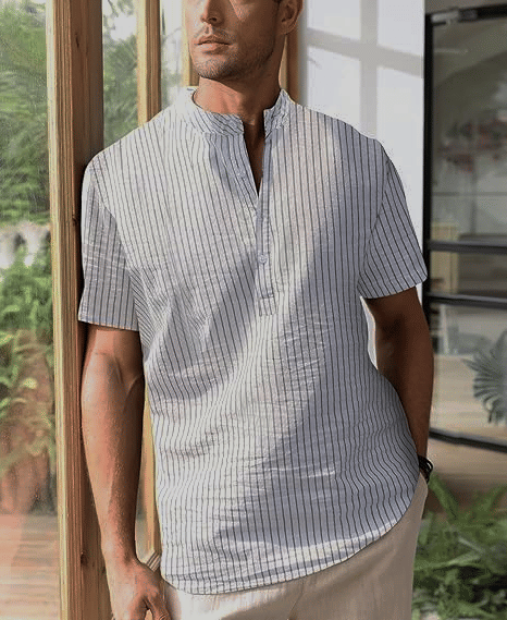     			BEAUE Poly Cotton Regular Fit Printed Half Sleeves Men's Casual Shirt - White ( Pack of 1 )