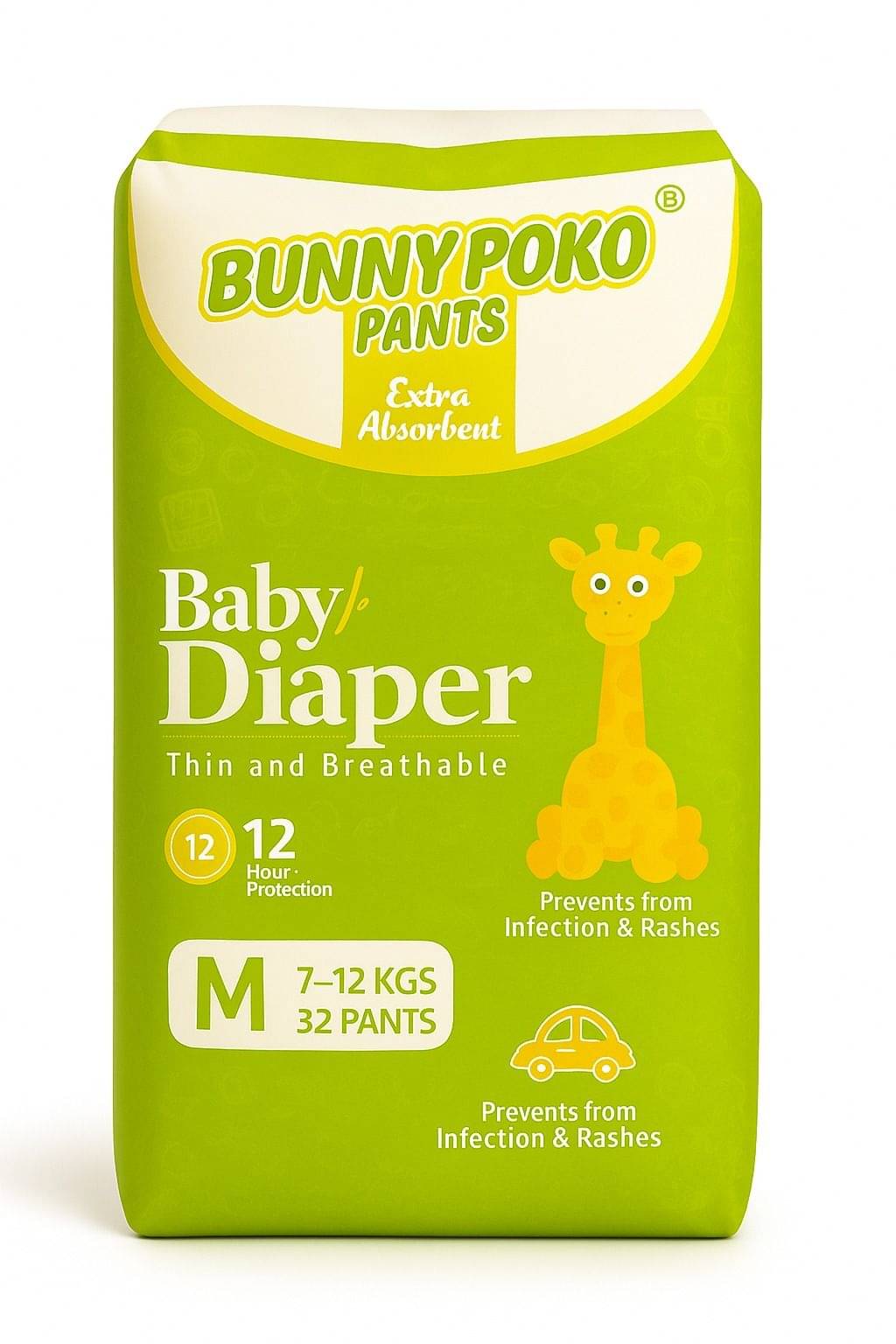 BUNNY POKO PANTS M Diaper Pants ( Pack of 1 ) BUNNY POKO PANTS M Diaper Pants ( Pack of 1 )