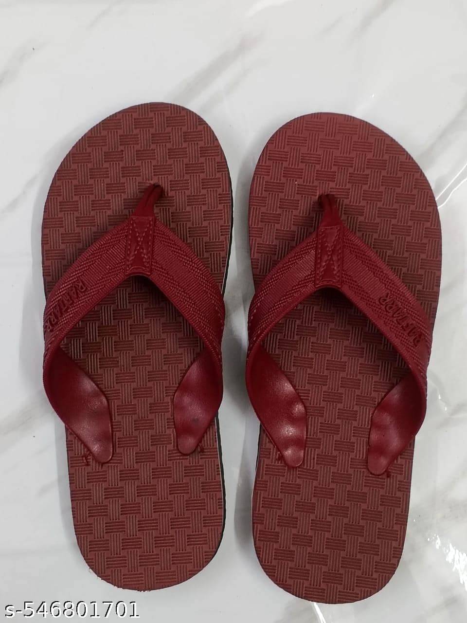     			CHINMOY Maroon Men's Daily Slipper
