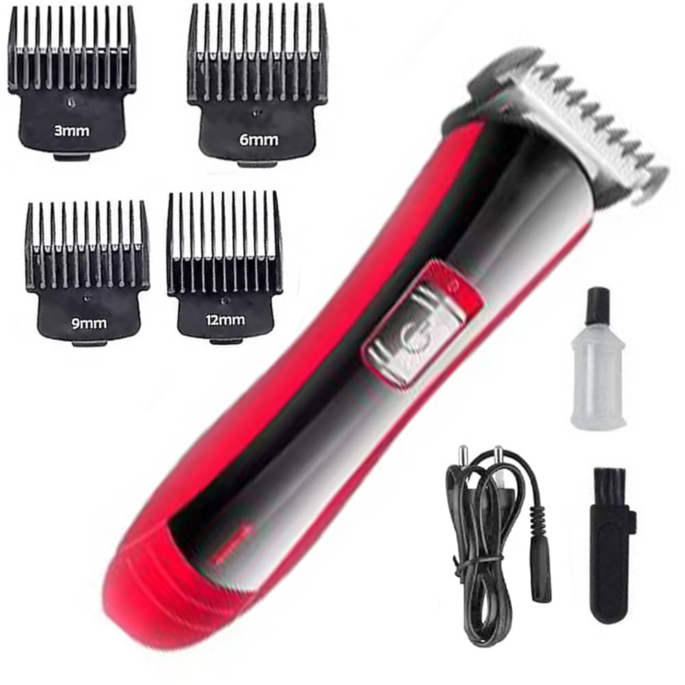     			CRS trimmer for men Red Cordless Beard Trimmer With 60 minutes Runtime