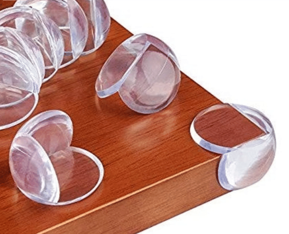 Clickandcart Off-White Silicone Edge Guard ( 8 pcs )     			Clickandcart Off-White Silicone Edge Guard ( 8 pcs )