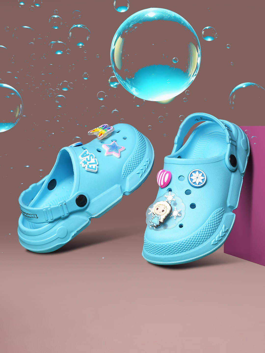 Disney Kids Casual Clog Sandal - Turq Blue- ( UK-13 ) Disney Kids Casual Clog Sandal - Turq Blue- ( UK-13 )