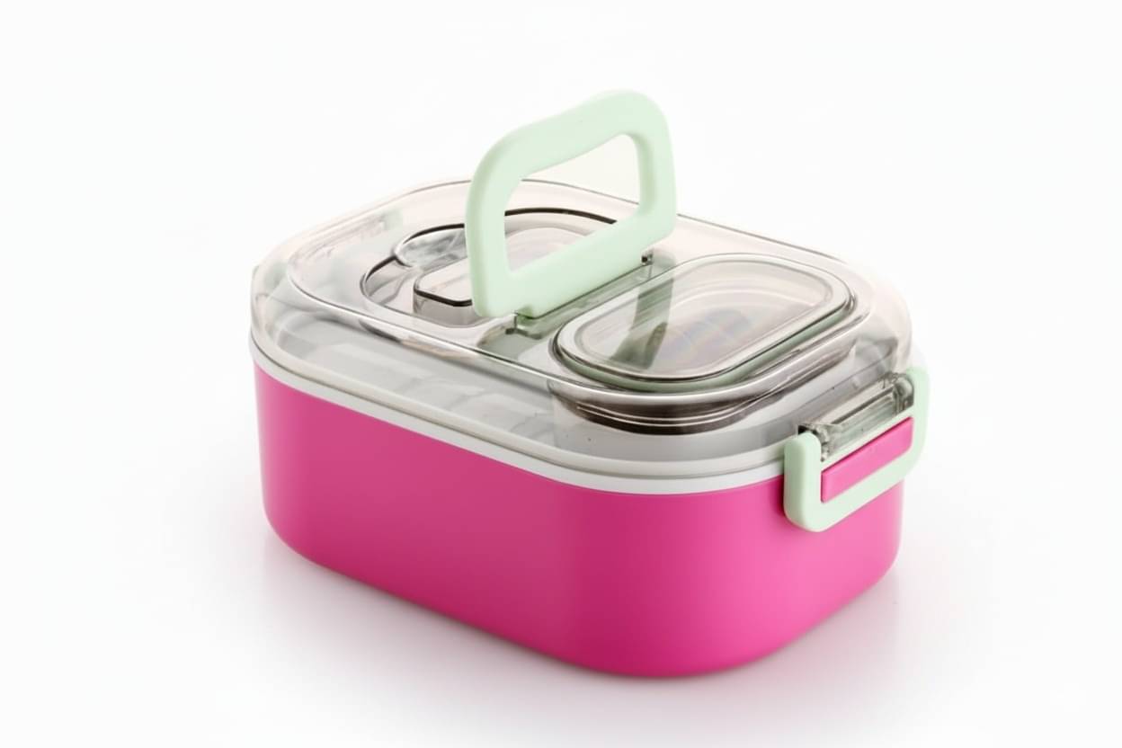     			Dreamy Delights Kids First Choice Plastic Lunch Box 2 - Container ( Pack of 1 )