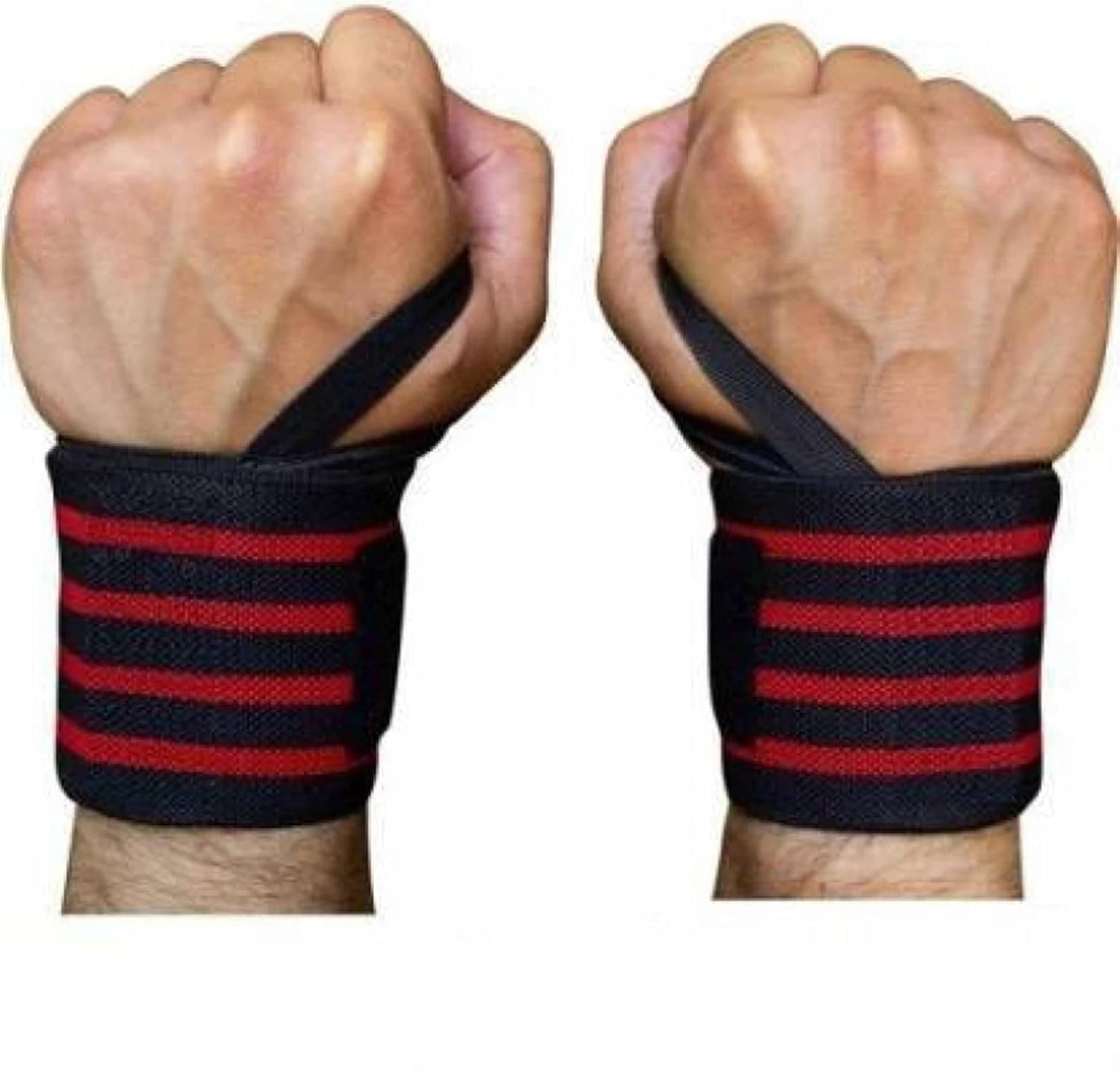     			Gjshop Red Nylon Wrist Band ( Pack of 2 )