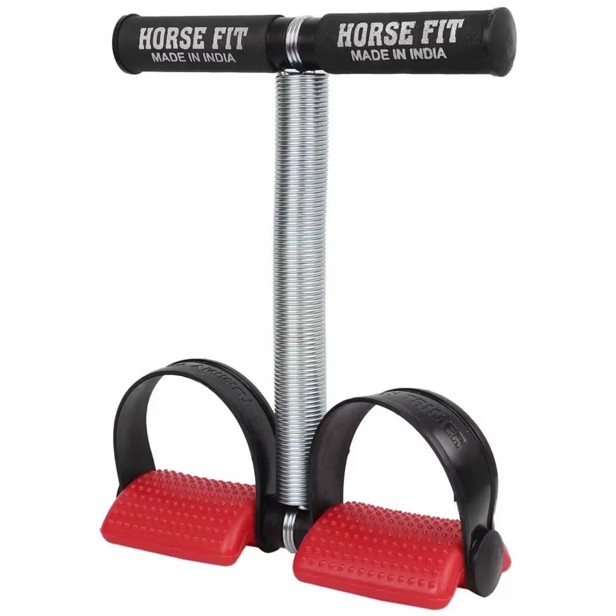 HORSE FIT Single Spring Tummy Trimmer Abs Exerciser Waist Trimmer-Body Toner-Fat Buster- Multipurpose Fitness Gym Equipment for Men and Women (Multicolor)     			HORSE FIT Single Spring Tummy Trimmer Abs Exerciser Waist Trimmer-Body Toner-Fat Buster- Multipurpose Fitness Gym Equipment for Men and Women (Multicolor)