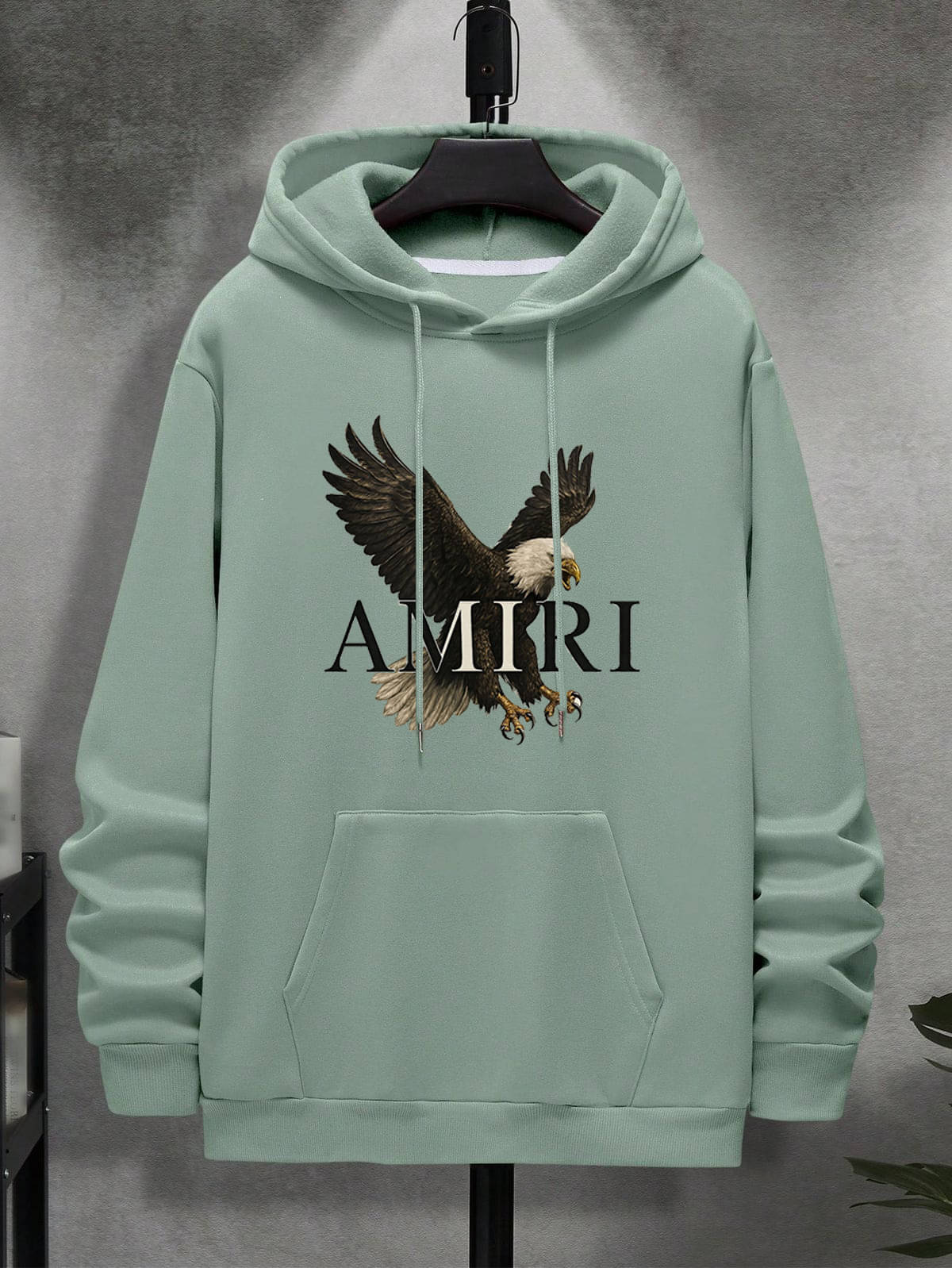     			Hype Thread Fleece Hooded Men's Sweatshirt - Mint Green ( Pack of 1 )