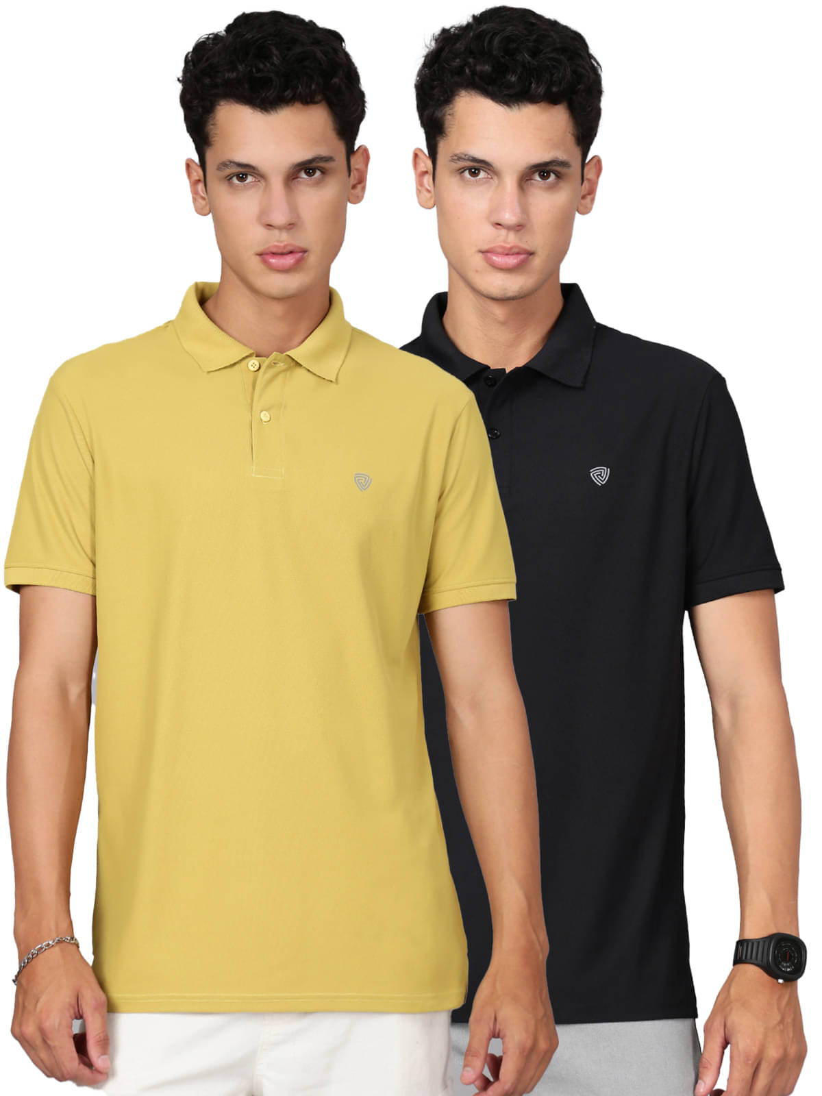     			Lux Cozi Men Cotton Blend Regular Fit Solid Polo T Shirt ( Multicolor11 )