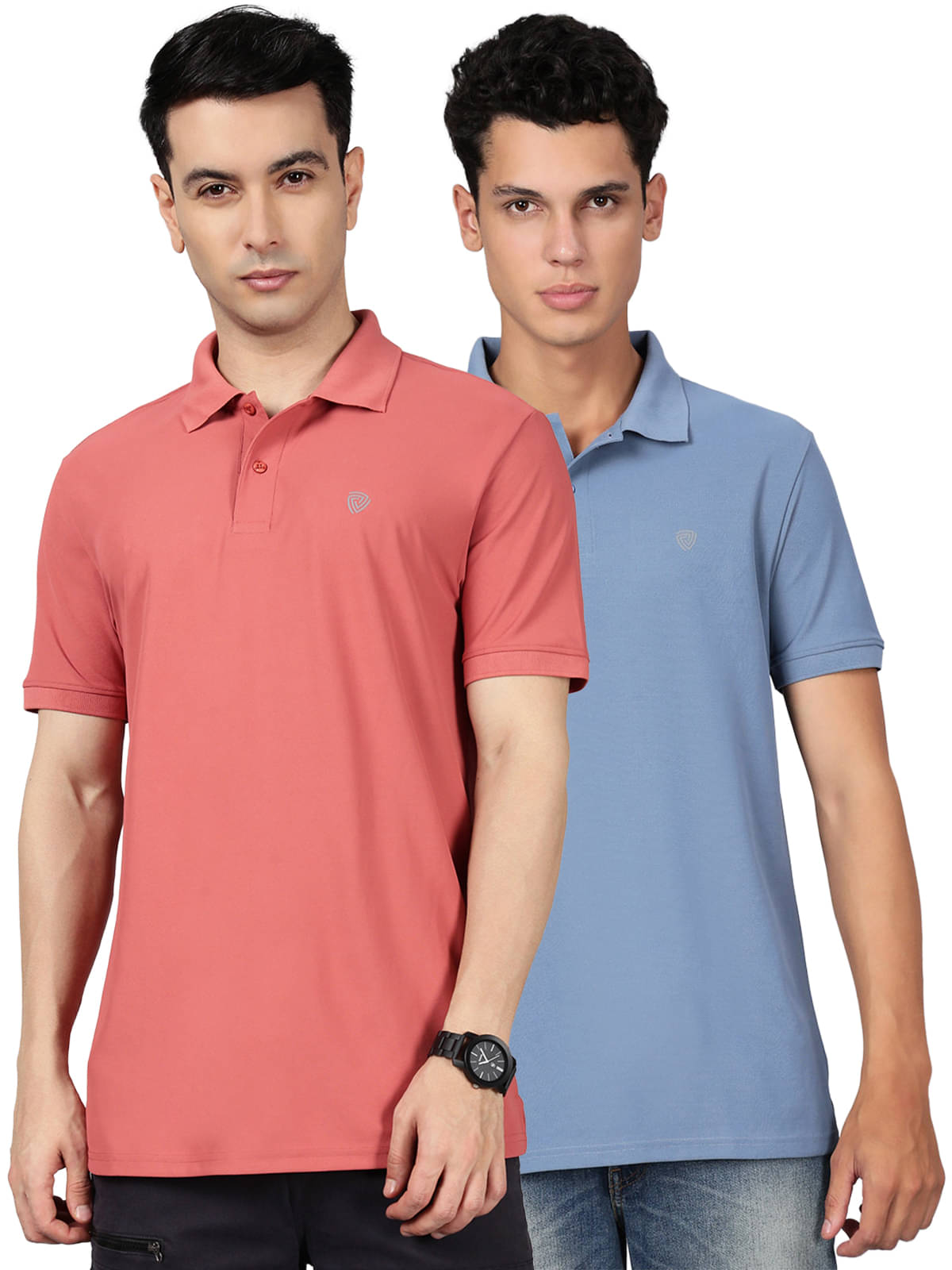 Lux Cozi Men Cotton Blend Regular Fit Solid Polo T Shirt ( Multicolor3 ) Lux Cozi Men Cotton Blend Regular Fit Solid Polo T Shirt ( Multicolor3 )